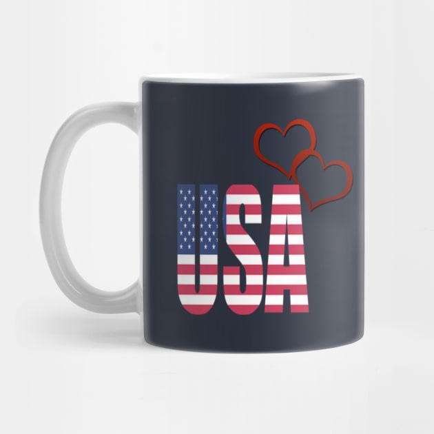 Love The USA by D_AUGUST_ART_53